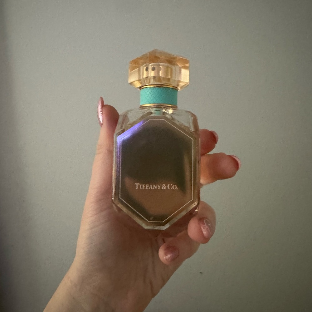 Tiffany & Co. Gold and Turquoise Hexagonal Bottle